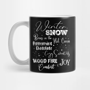 Winter Snow Mug